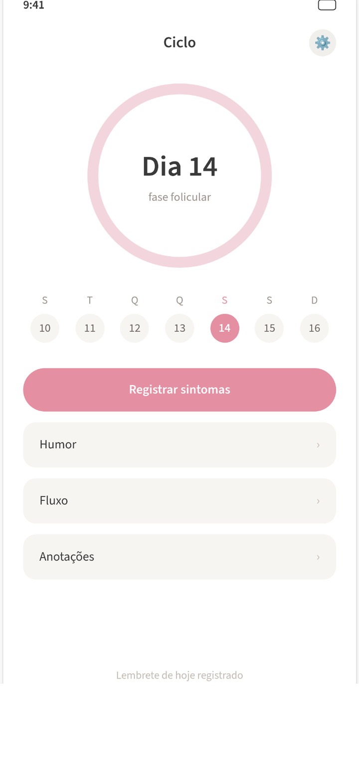 Tela do app: Modo disfarce e saida rapida